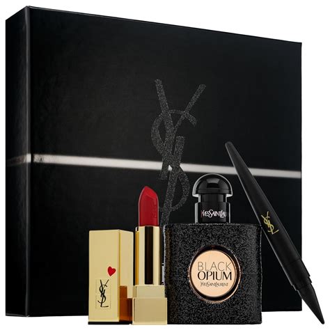 ysl black opıum sample|ysl black opium gift sets.